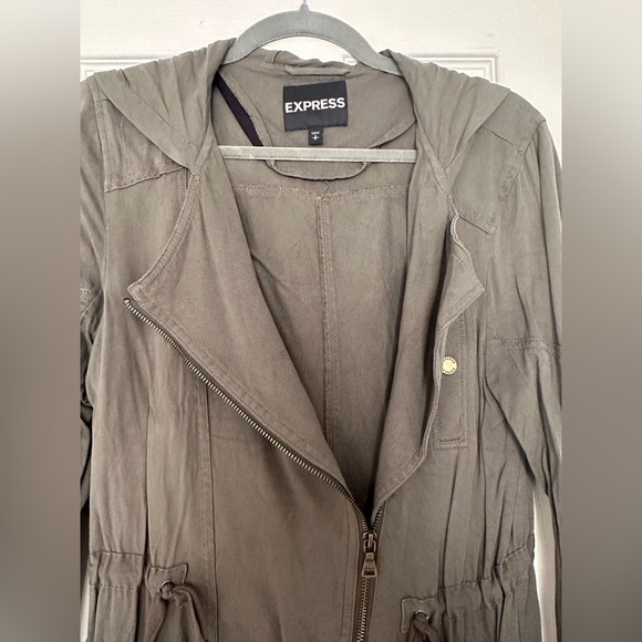 Express Women's Olive Jacket - Picture 2 of 6